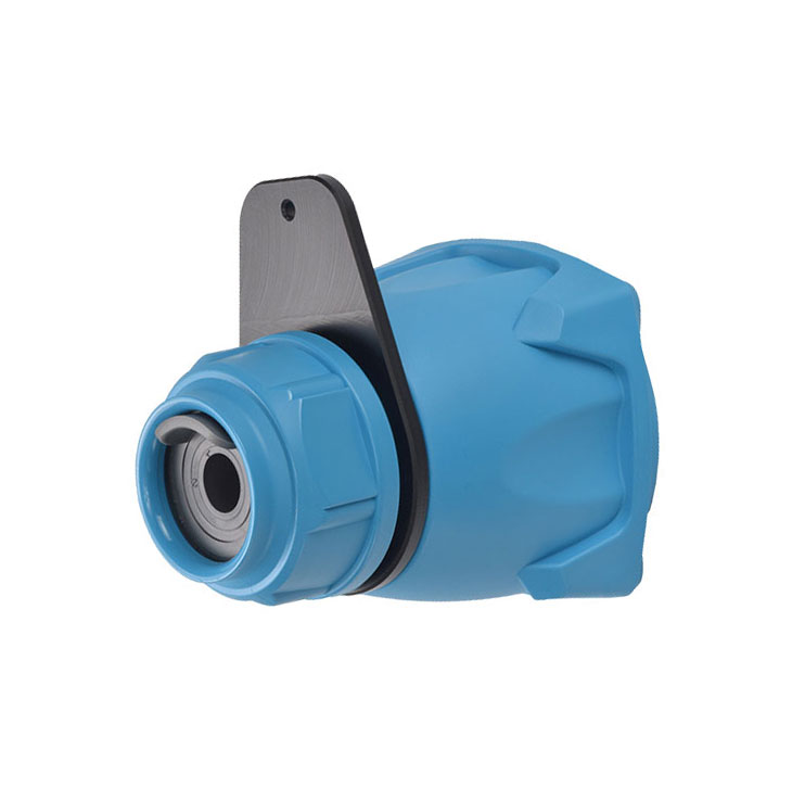 514P0D35443 - HANDLE w/CABLE RANGE SELF EJECTING POLY BLUE SIZE 4 .511-1.377 in